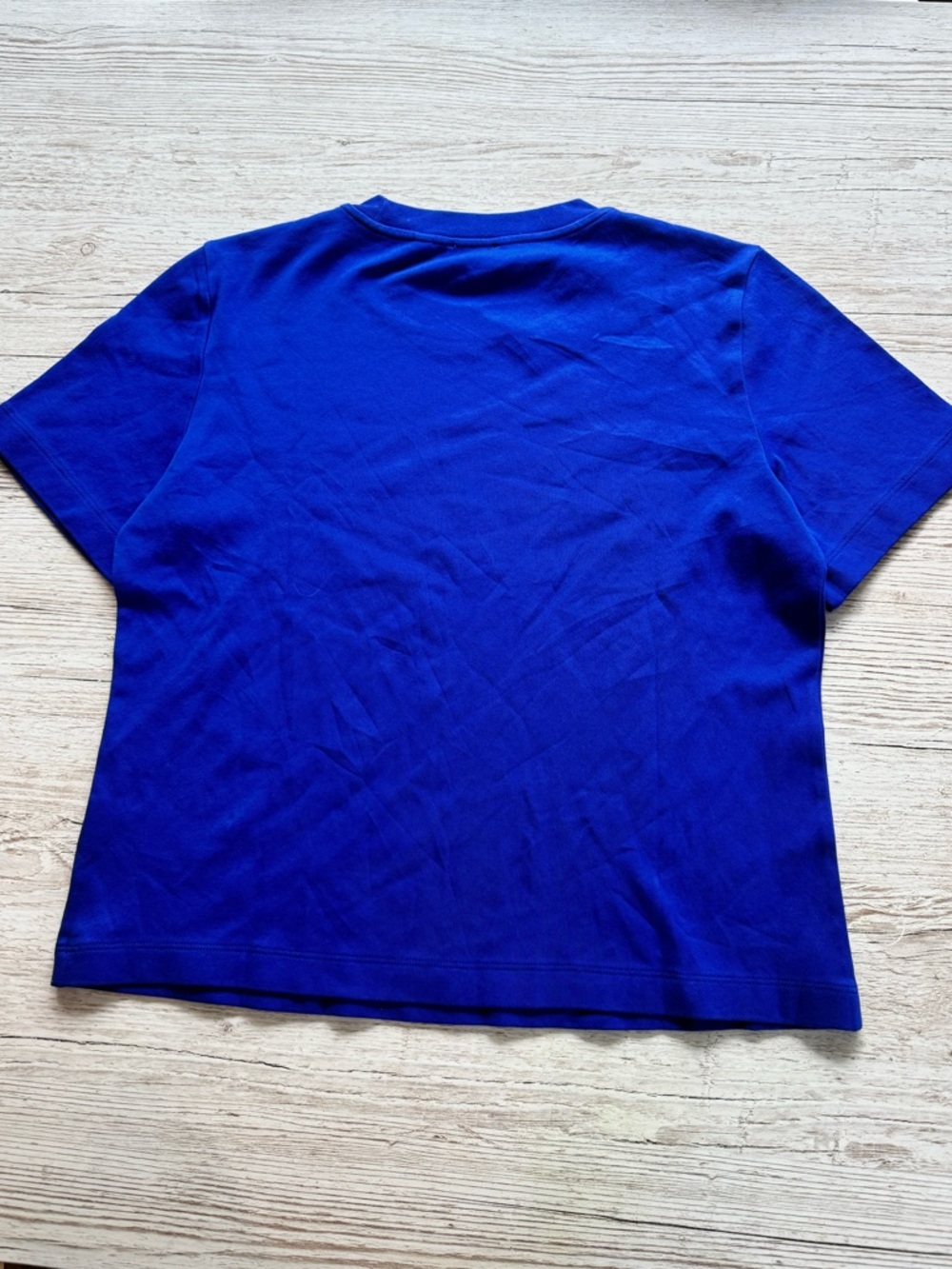 Babaton Aritzia InterLock Cotton Function T-Shirt Ablaze Blue limited edition M - Picture 3 of 8